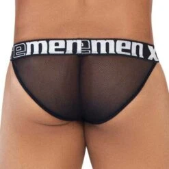 Tanga Xtremen Mesh 91136 -Sous-vêtement Soldes tanga xtremen 91136 noir 3