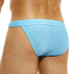 Tanga De Bain Modus Vivendi Wavy ES2312 -Sous-vêtement Soldes tangabain modus es2312 turquoise 3